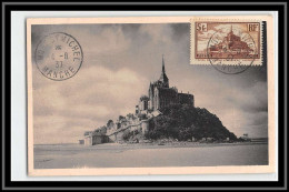 Delcampe - 49262 N°260 Mont Saint Michel 1937 France Carte Maximum (card) - ...-1929