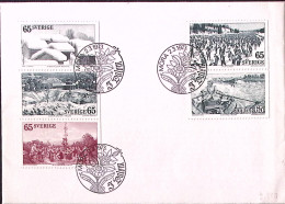 Delcampe - 1973-SVEZIA Propaganda Turismo Serie Cpl. (773/7) Fdc - FDC