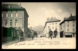 Delcampe - 73 - CHAMBERY - RUE DU LYCEE - LE NIVOLET - Chambery