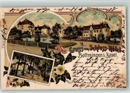 Delcampe - 4103 Bottmingen 1898 BOAKC Lithographie Schloss Hotel Schloss Allee - 13702254 - Bottmingen