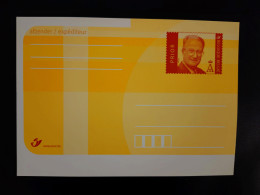 Delcampe - Entier Postal Belgique Roi Albert II Prior Carte Postale Jaune Belgium Postal Stationery Ganzsache - Cartes Postales 1951-..