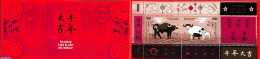 Delcampe - Argentina 2021 Year Of The Ox 4v In Booklet, Mint NH, Various - Stamp Booklets - New Year - Ungebraucht