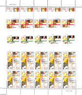 Delcampe - Vatican 2000 World Youth Day 4 M/s (=10 Sets), Mint NH - Ungebraucht
