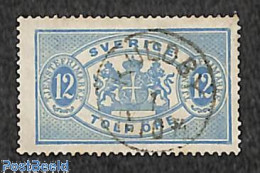 Delcampe - Sweden 1881 12o, On Service, Perf. 13, Used, Used Or CTO - Autres & Non Classés