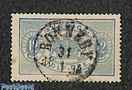 Delcampe - Sweden 1881 12o, On Service, Perf. 13, Used, BONNEBY, Used Or CTO - Autres & Non Classés