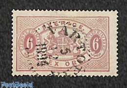 Delcampe - Sweden 1881 6o, On Service, Perf. 13, Redlila, Used, Used Or CTO - Autres & Non Classés