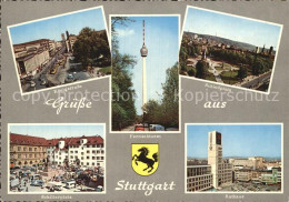 Delcampe - STUTTGART  CITY Koenigstrasse Schlossplatz Schillerplatz Rathaus - Stuttgart