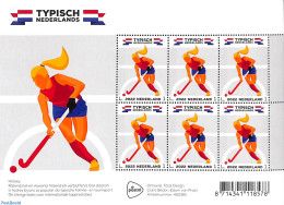Delcampe - Netherlands 2022 Ty[ical Dutch, Hockey M/s, Mint NH, Sport - Hockey - Sport (other And Mixed) - Bloques