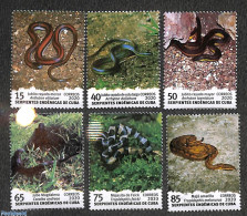 Delcampe - Cuba 2020 Snakes 6v, Mint NH, Nature - Reptiles - Snakes - Ungebraucht