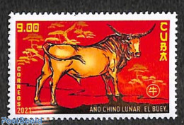 Delcampe - Cuba 2021 Year Of The Ox 1v, Mint NH, Various - New Year - Ungebraucht