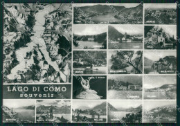 Delcampe - Como Mappa Lago Di Foto FG Cartolina ZK0765 - Como