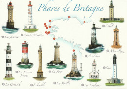 Delcampe - Phares De Bretagne - Faros