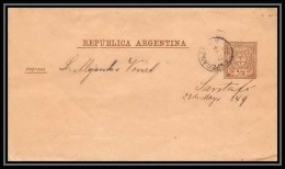 Delcampe - 4232/ Argentine (Argentina) Entier Stationery Bande Pour Journal Newspapers Wrapper N°8 1889 - Ganzsachen
