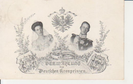 Delcampe - Zur Erinnerung An Die Vermählung Des Deutschen Kronprinzen Gl1905 #218.278 - Historische Persönlichkeiten