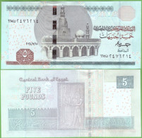 Delcampe - EGYPT 5 POUNDS 2024/07/28  P-72n  UNC - Egypte