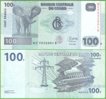 Delcampe - CONGO D.R. 100 FRANCS 2022 HdM  P-98c UNC - République Démocratique Du Congo & Zaïre