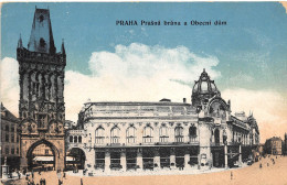 Delcampe - B25181 Praha Prasna Brana A Obecni Dum Czech - Welt
