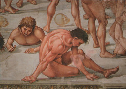 Delcampe - CARTOLINA  ORVIETO,TERNI,UMBRIA-DUOMO-CAPPELLA NUOVA-RESURREZIONE DELLA CARNE (PART.) LUCA SIGNORELLI-NON VIAGGIATA - Terni