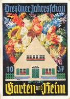Delcampe - Reichsgartenschau 1937 Jahresschau DRESDEN Garten Heim A. Drescher - Dresden
