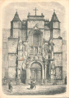 Delcampe - COIMBRA - Igreja De Santa Cruz (Publicidade Do 10º Congresso Beirão No Verso)  (2 Scans) - Coimbra