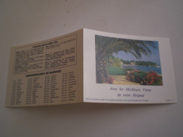 Delcampe - Calendrier De Poche 1987 Paysage Du Midi éditions LAVIGNE PTT, La Poste (publicité, Petit,mini) - Petit Format : 1991-00