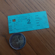 Delcampe - Ticket De Métro, Bus "RATP - SECTION URBAINE U-U - METRO AUTOBUS" Vert - Other & Unclassified