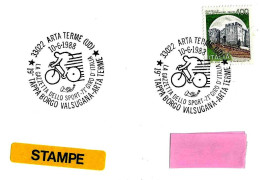 Delcampe - ITALIA ITALY- 1988 ARTA TERME (UD) 71° Giro Italia Di Ciclismo 19^ Tappa Borgo Valsugana-Arta T. - Gazzetta Sport - 4799 - Cyclisme