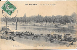 Delcampe - ASNIÈRES  -  Les Bords De La Seine - Hausboote