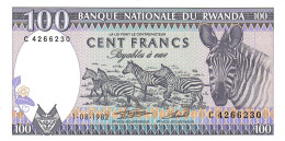 Delcampe - RWANDA P18 100 FRANCS 1982 UNC. - Rwanda