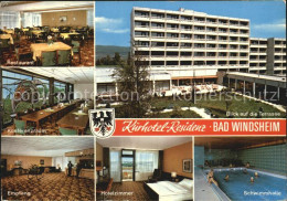 Delcampe - Bad Windsheim Kurhotel Residenz Restaurant Empfang Konferenzraum Hotelzimmer Sch - Bad Windsheim