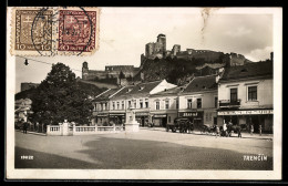 Delcampe - AK Trencin, Burg Auf Einer Anhöhe - Slowakei