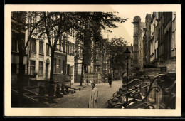 Delcampe - Foto-AK Danzig, In Der Frauengasse, Hospiz - Westpreussen
