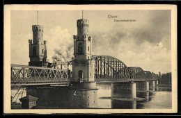 Delcampe - AK Thorn, Lokomotive Auf Der Eisenbahnbrücke - Westpreussen