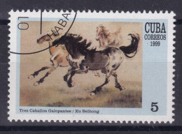 Delcampe - Timbre(s) Oblitéré(s) Cuba Année 1999 N° 3810 Thème Chevaux Réf 9862 - Oblitérés