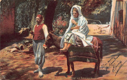 Delcampe - Algérie - Mauresque Sur Un Bourricot - Ed. Lévy L.L. 73 - Frauen