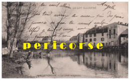 Delcampe - 46  Bretenoux  Le Pont Suspendu (Lavandières) - Bretenoux