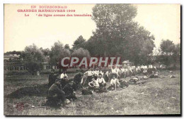 Delcampe - CPA Militaria Bourbonnais Grandes Manoeuvres 1909 - Manöver