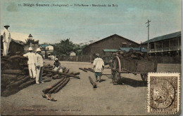 Delcampe - MADAGASCAR - DIEGO SUAREZ - Villa Basse, Marchands De Bois - Madagaskar