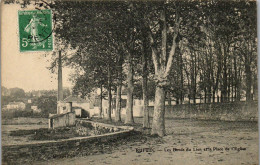 Delcampe - 16 RUFFEC - Les Bords Du Lien Et La Place De L'eglise - Sonstige & Ohne Zuordnung
