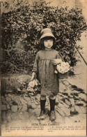Delcampe - 23 Type Creusois - Petite Fille Au Bouquet De Fleurs - Sonstige & Ohne Zuordnung
