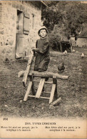 Delcampe - 23 Type Creusois - Le Scieur De Bois - Sonstige & Ohne Zuordnung