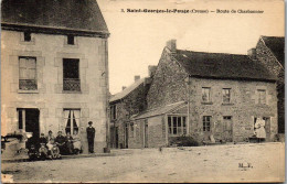 Delcampe - 23 SAINT GEORGES LE POUGE - Route De Charbonnier - Sonstige & Ohne Zuordnung