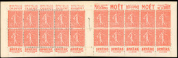 Delcampe - ** 199-C35 - 50c. Rouge. Type Semeuse Lignée. 20 Timbres. SUP. - Sonstige & Ohne Zuordnung