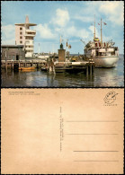 Delcampe - Ansichtskarte Cuxhaven Schiff "Bunte Kuh" An Der Alten Liebe 1960 - Cuxhaven