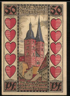 Delcampe - Notgeld Altenburg 1921, 50 Pfennig, Die Roten Spitzen - Emissions Locales