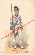Delcampe - Infanterie - 1791 - Maurice Toussaint - Uniformen
