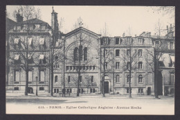 Delcampe - FRANCE, Postcard, Paris, English Catholic Church, Avenue Hoche - Kirchen