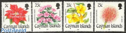 Delcampe - Cayman Islands 1987 Flowers 4v, Mint NH, Nature - Flowers & Plants - Kaimaninseln
