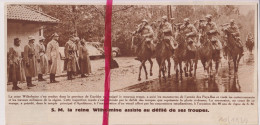 Delcampe - Apeldoorn - Visite Reine Wilhelmina Aan Défilé - Orig. Knipsel Coupure Tijdschrift Magazine - 1939 - Non Classés