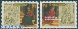 Delcampe - Vatican 2005 Museums 2v, Joint Issue France, Mint NH, Various - Joint Issues - Art - Museums - Paintings - Unused Stamps